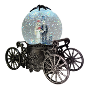 Spectral Love Carriage Lighted WaterGlobe
