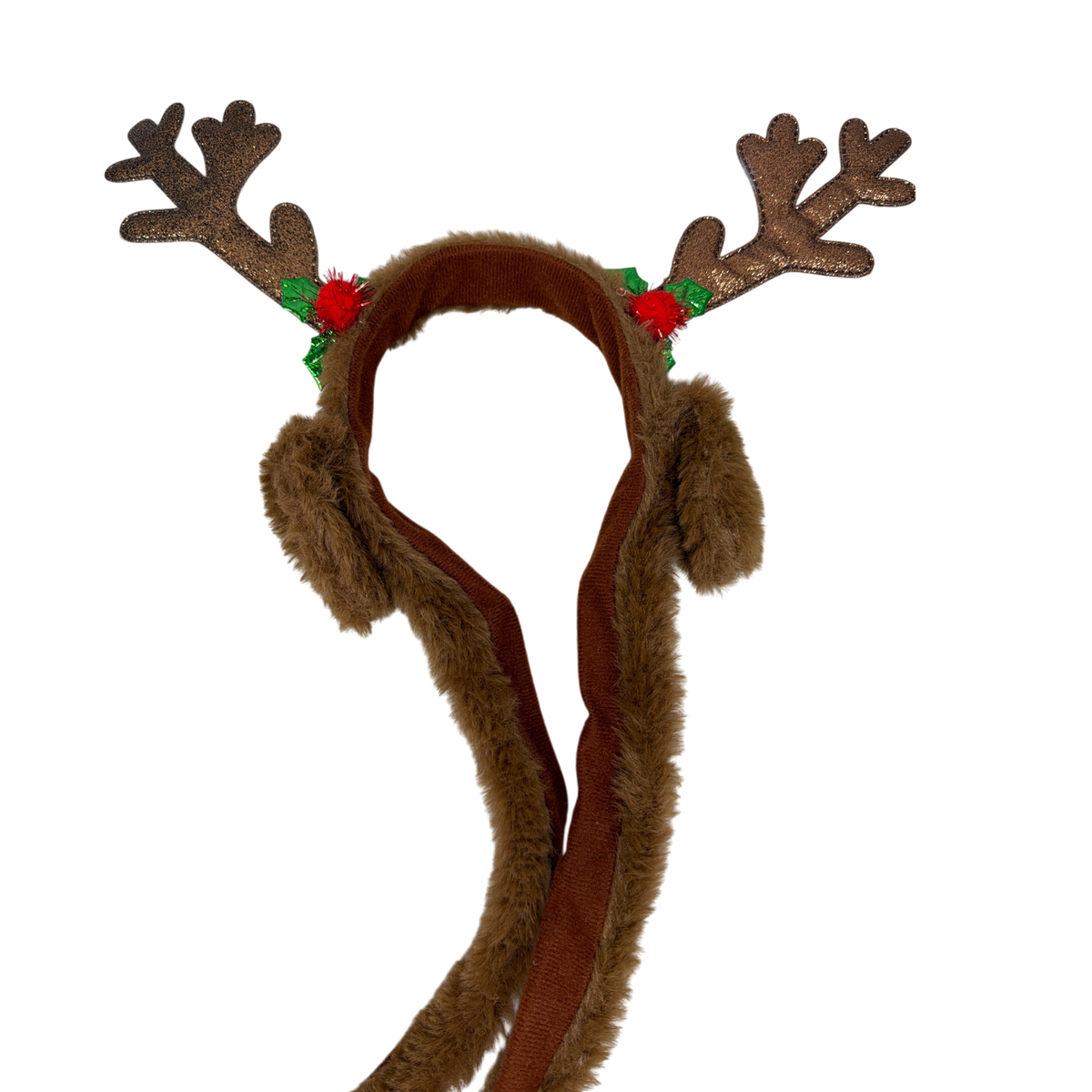 Holiday Antler Headband with Jumping Ears