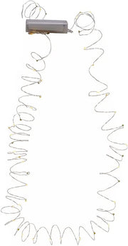 50-Light Battery-Operated LED Fairie Light Set - Warm White