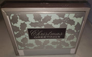 Holiday Luxury Favorites 18 Card Box - Silver Holly