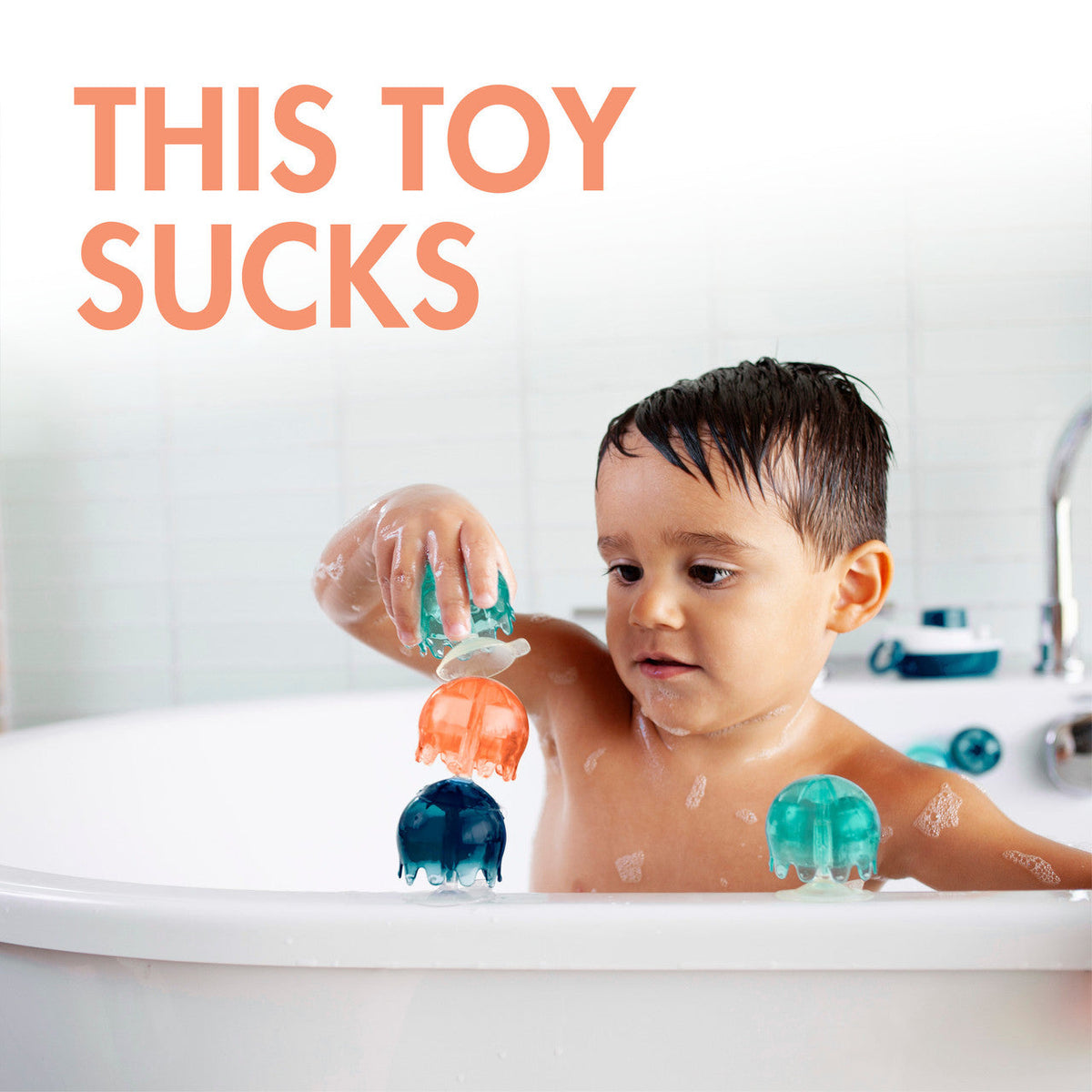 Jellies | 9 Piece Building Bath Toy Set