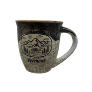 Mountain Scene Drip Glaze Mug - Earth