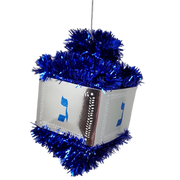Hanukkah Tinsel Dreidel