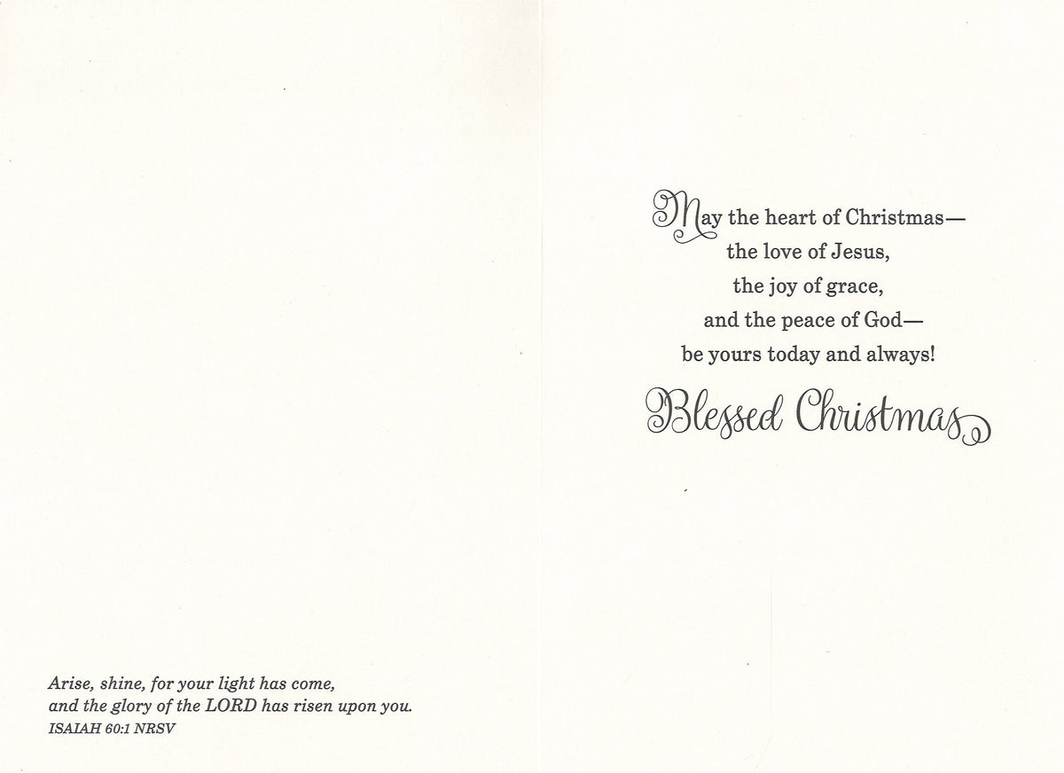 God's Love Still Shines Bright: A Christmas Message of Hope Christmas Cards