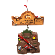 Fishing Vest Ornament