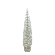 Holiday White Bottle Brush Tree