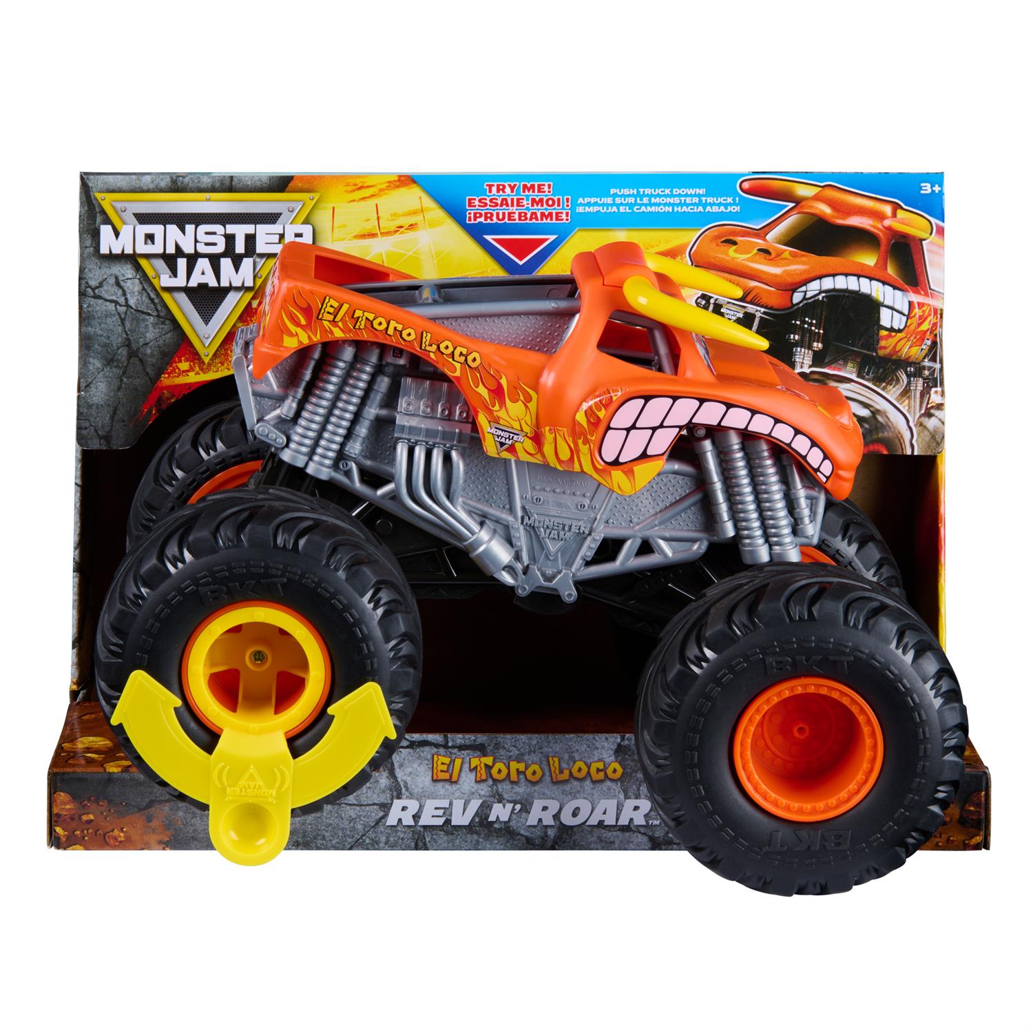 Monster Jam, Official El Toro Loco Rev N Roar 1:15 Scale Monster Truck