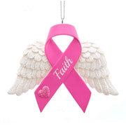 Susan G. Komen Pink Ribbon Wings Ornament