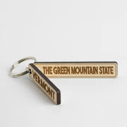 Vermont Wood Keyring