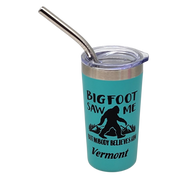 Vermont Bigfoot Stainless Steel 2oz Shooter  - Aqua