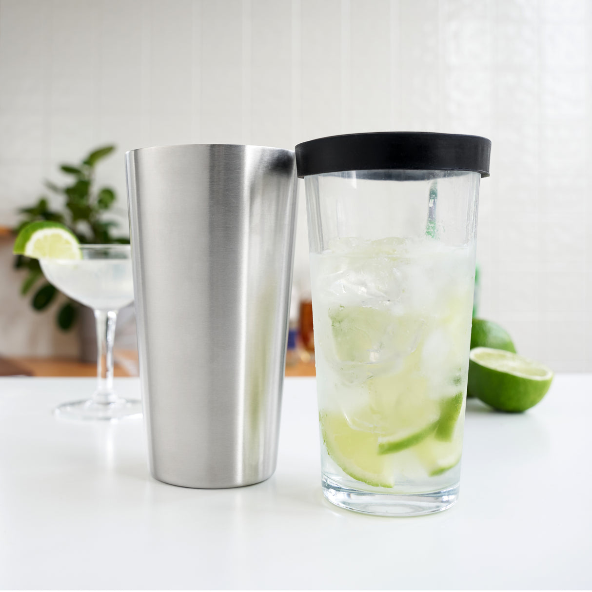 Cocktail Shaker - Tumbler With Glass Boston Barkeep by Homeportonline