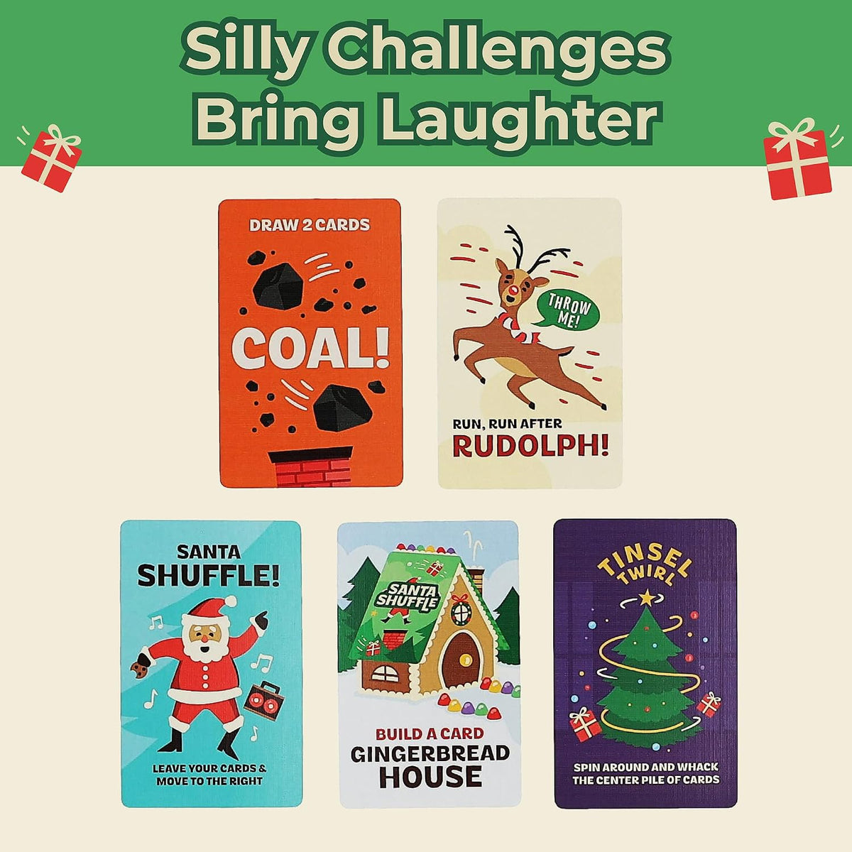 Santa Shuffle Card Game