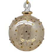 Golden Radiance Ornament with Crystal Chatons