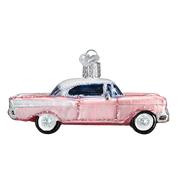 Classic Car Glass Ornament