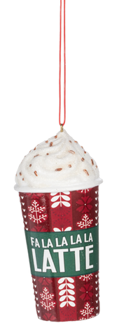 Fa La La  Latte Ornament