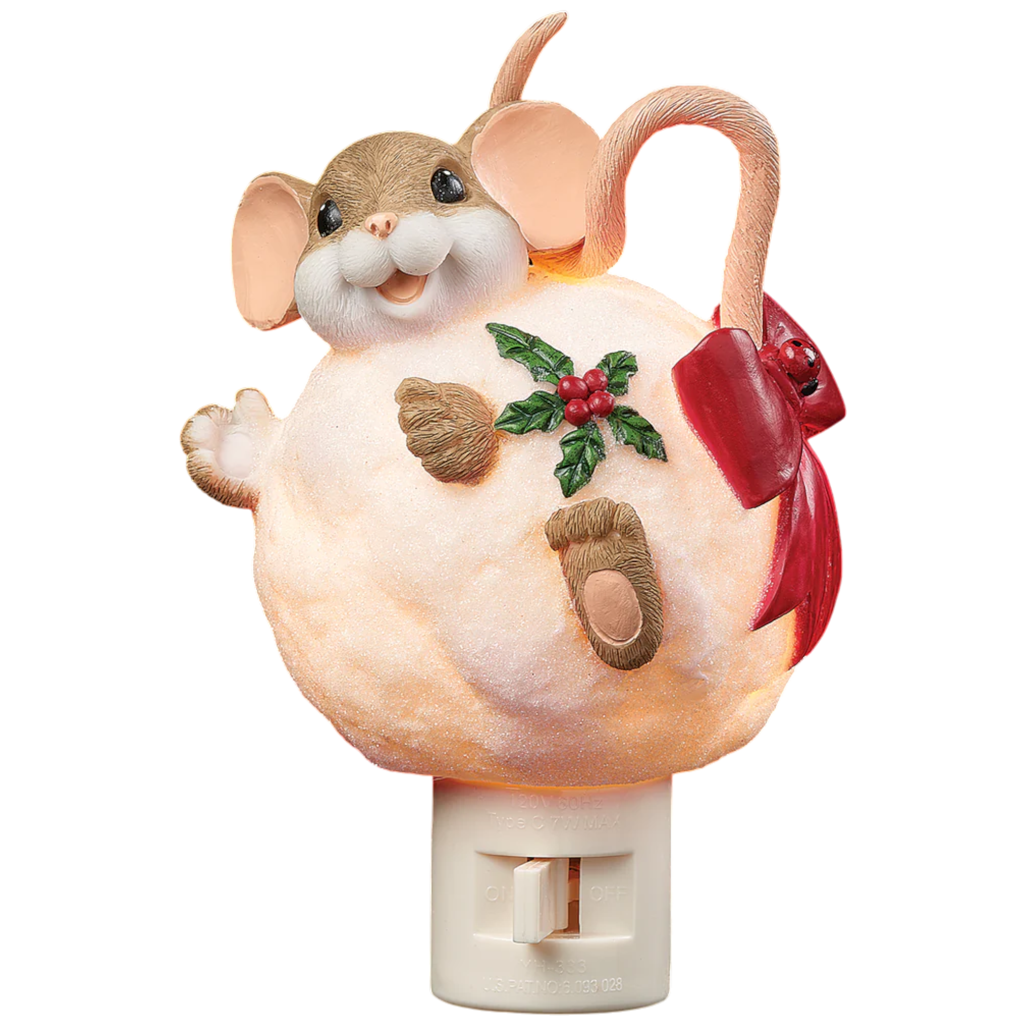 Mouse in a Snowball Night Light