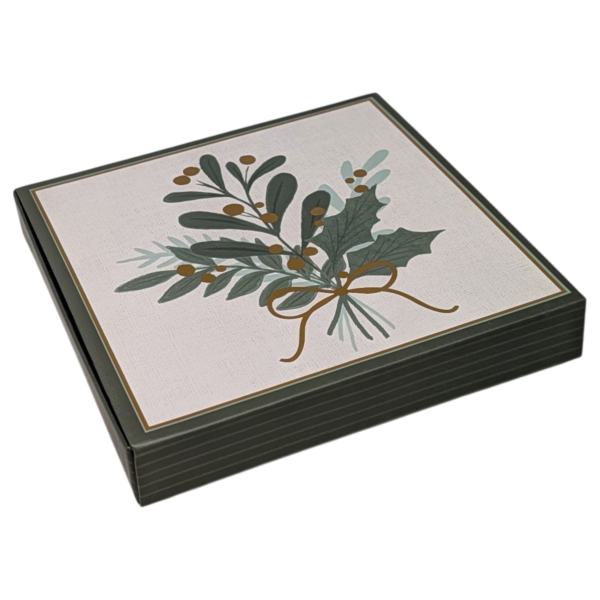 Pop-Up Gift Card Box (Forest Green & Gold)