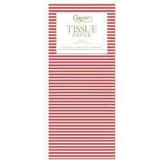 Mini Stripe Tissue Paper in Red - 4 Sheets