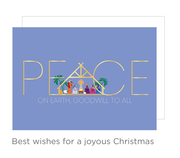 Holiday Religious Favorites – Peace Nativity Silhouette