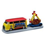 Pirate Ship Carnival Ride with Towing Van