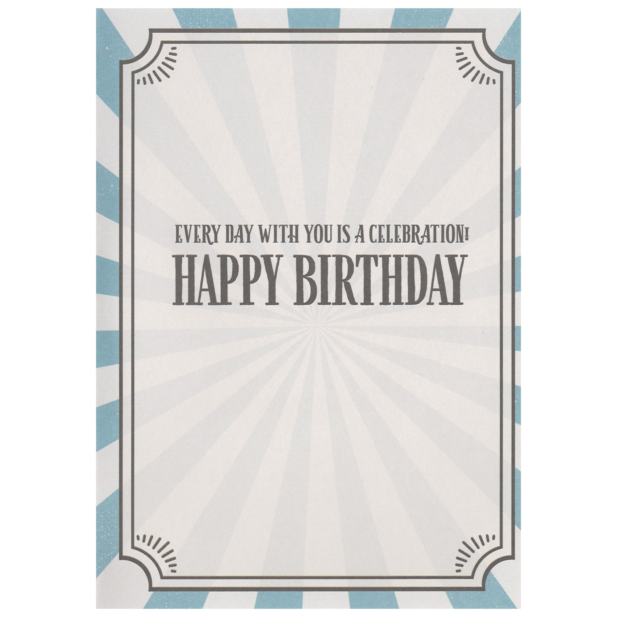 Buy the Ticket - Birthday Card