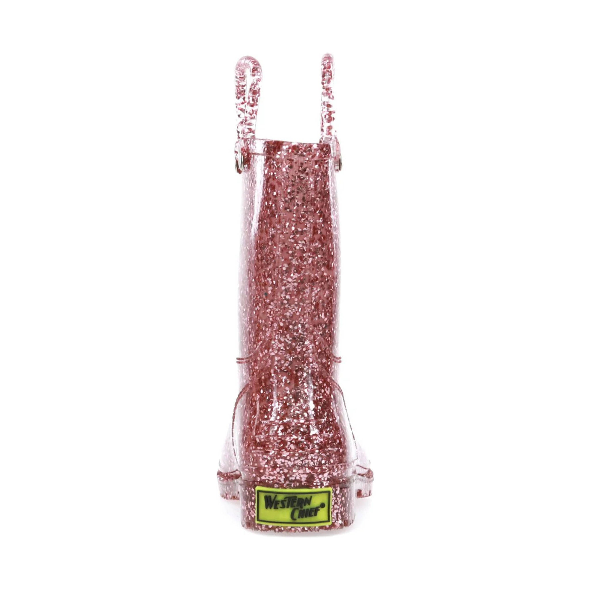 Western Chief Kids' Glitter Rain Boot - Rose Gold by Lenny's Shoe & Apparel