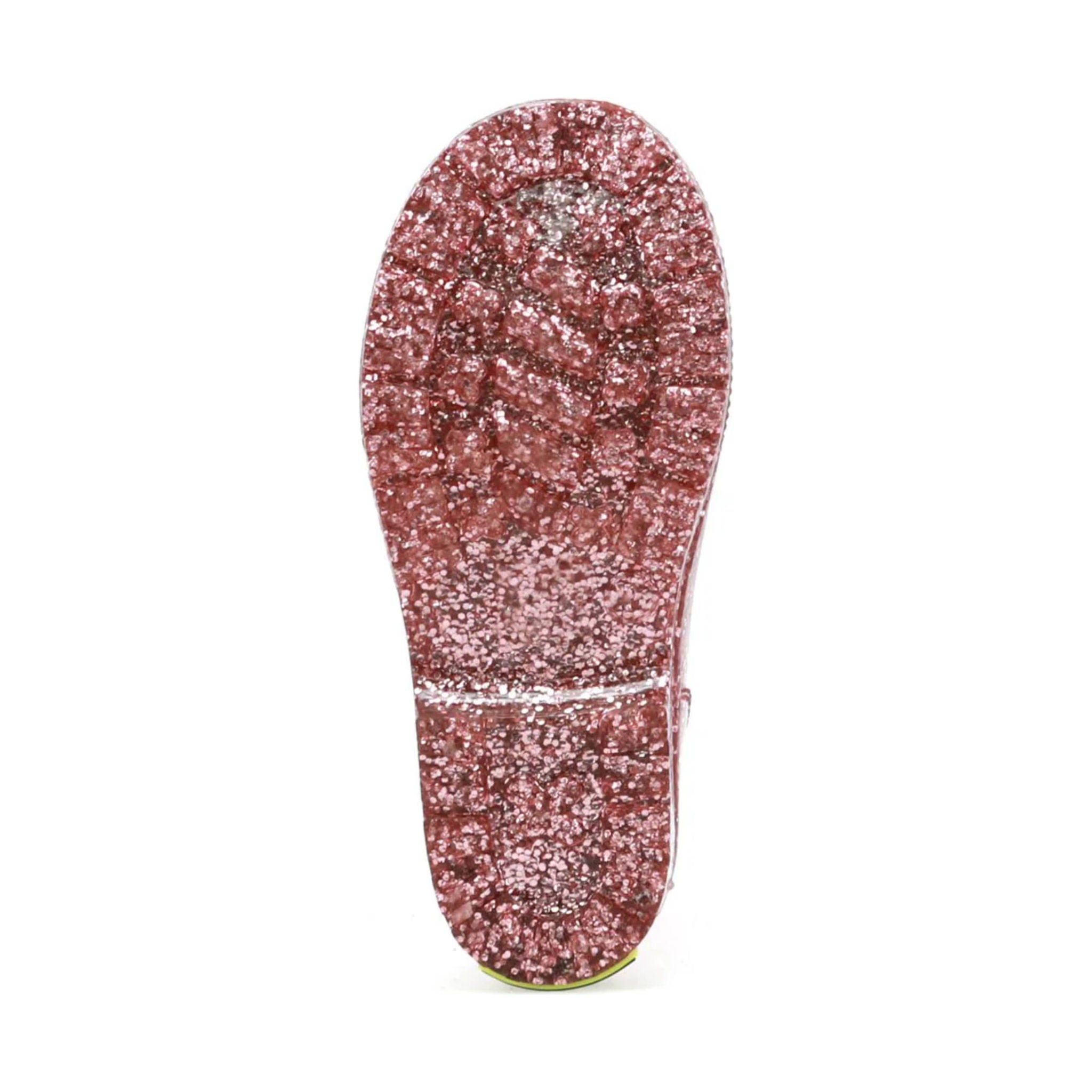 Western Chief Kids' Glitter Rain Boot - Rose Gold by Lenny's Shoe & Apparel