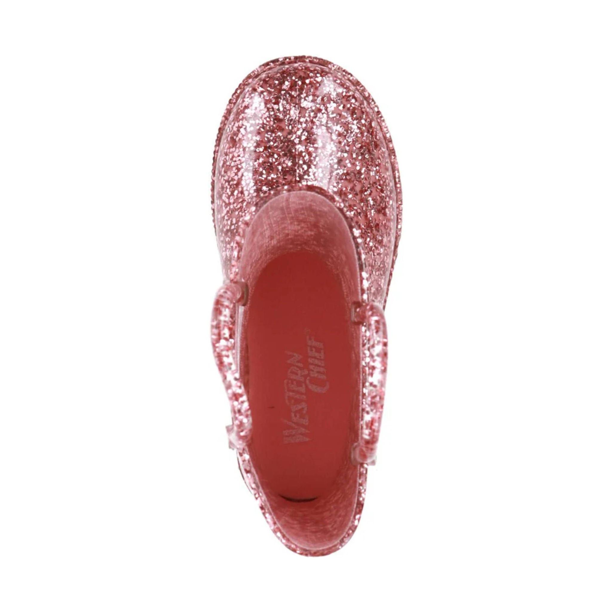 Western Chief Kids' Glitter Rain Boot - Rose Gold by Lenny's Shoe & Apparel