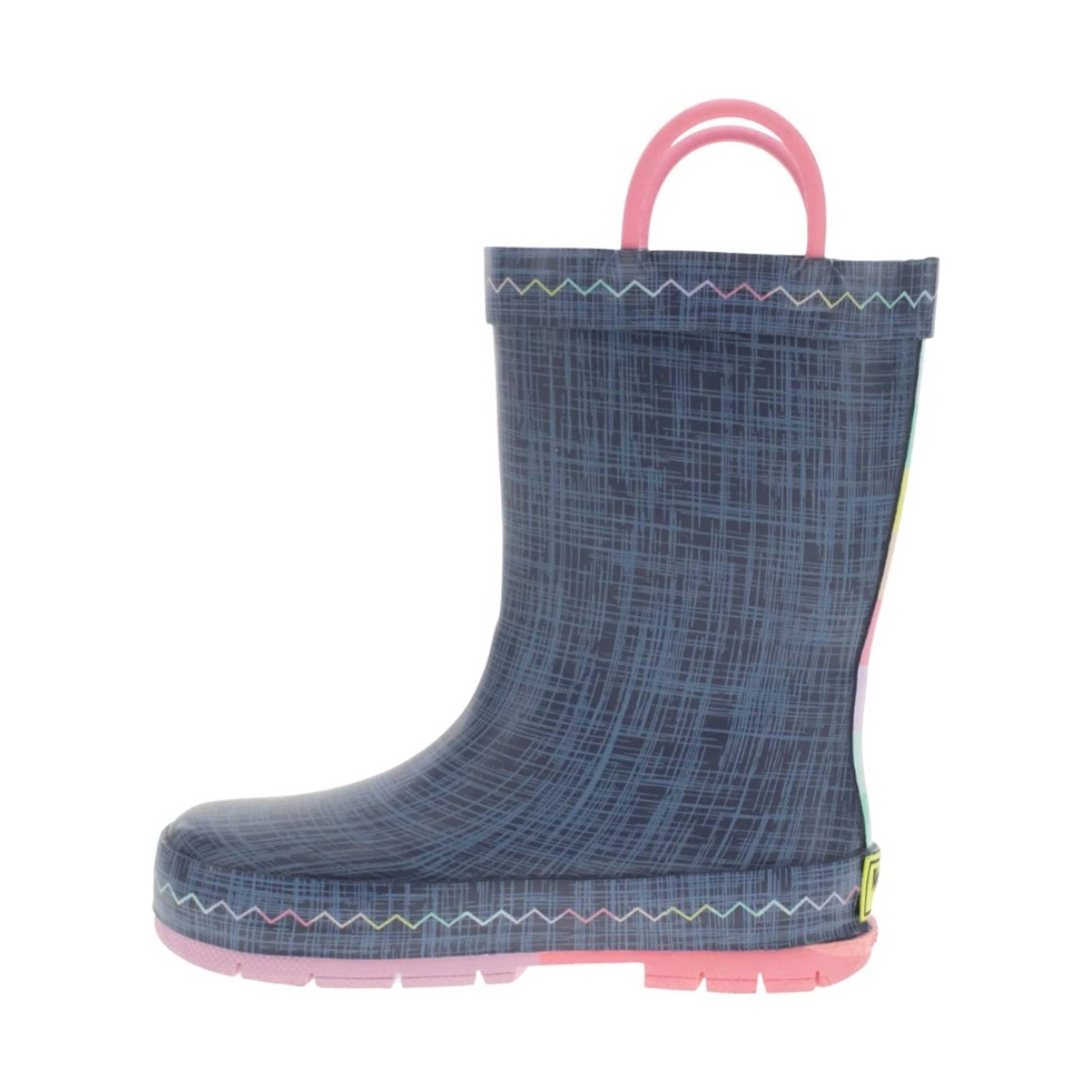 Western Chief Kids' Jean Patch Rain Boot - Blue by Lenny's Shoe & Apparel