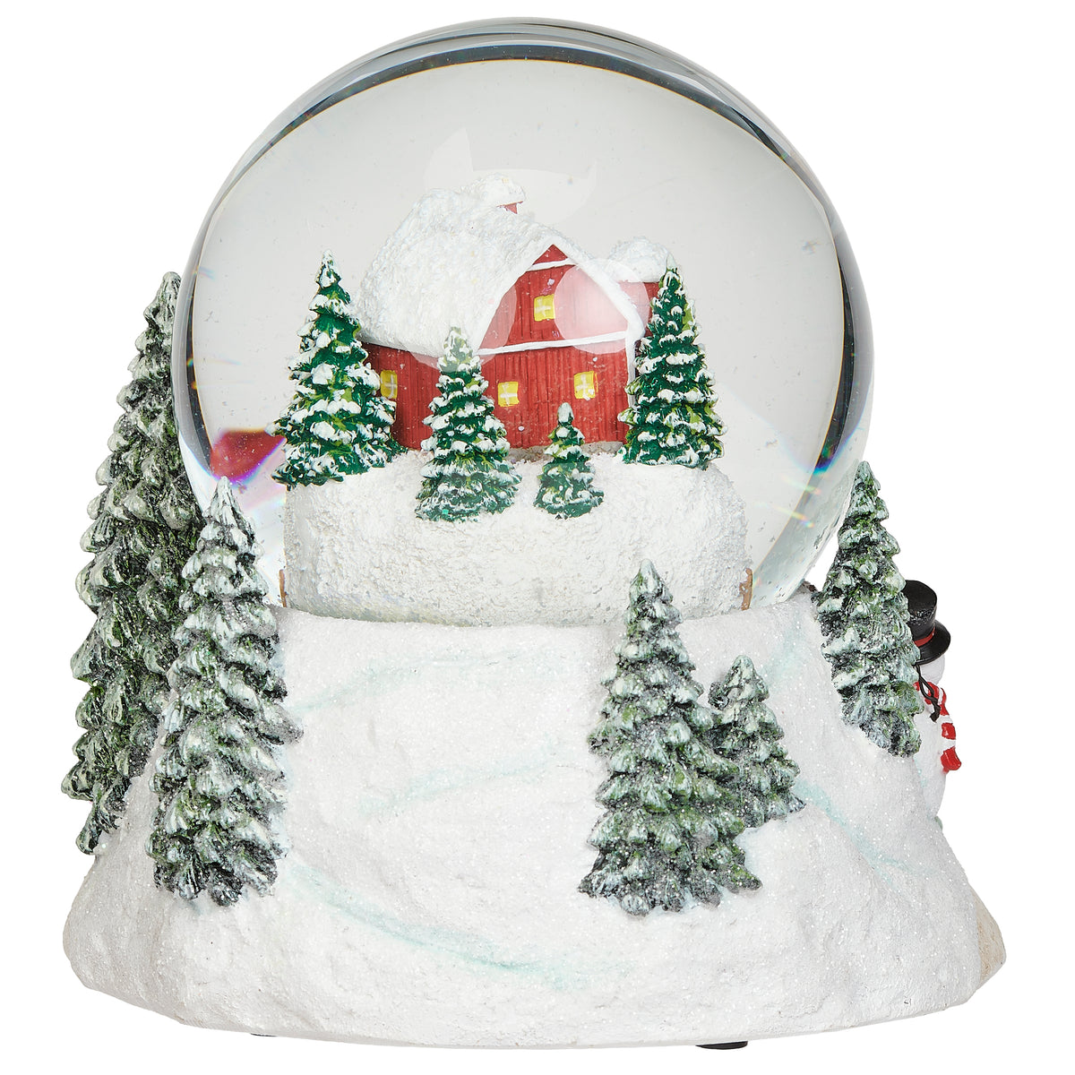 Musical Santa's Farm Waterglobe - "Let It Snow" Tune