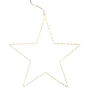 Lighted Metal Star - 15 Inch - Warm White