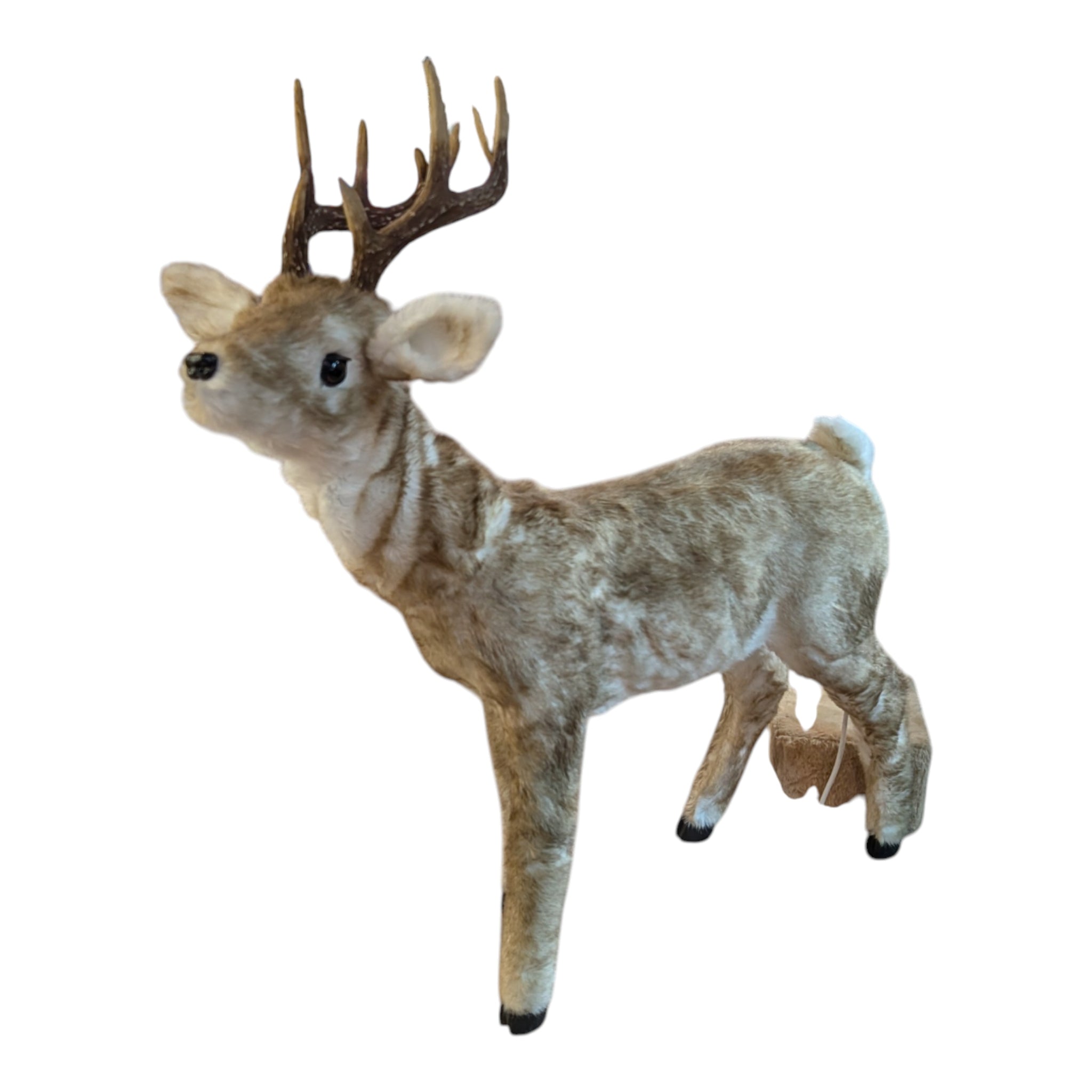 Animated Baby Deer with Music - 33 Inch - Woodland Grey