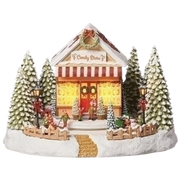Musical Animated Lighted Candy Store – 8 Inch