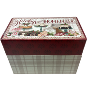 Holidays Are Homemade Recipe Card Box