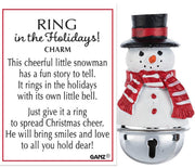 Ring in the Holidays - Snowman Charm