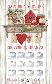 2027 Linen Calendar Towel - Kitchen Sentiments