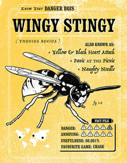 Tin Sign - Wingy Stingy by Homeportonline