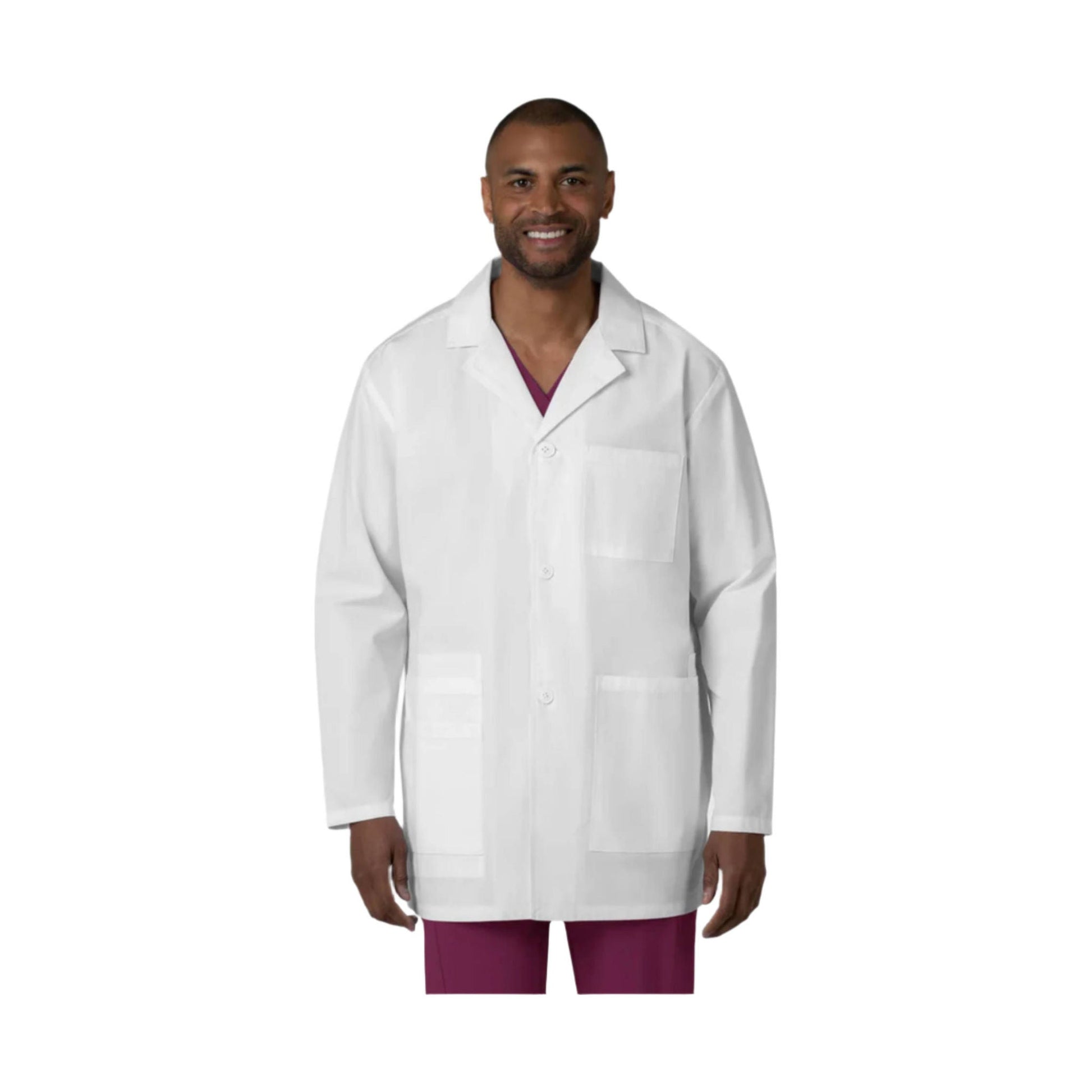 Wink Iconic Lab Scrub Coat - White by Lenny's Shoe & Apparel