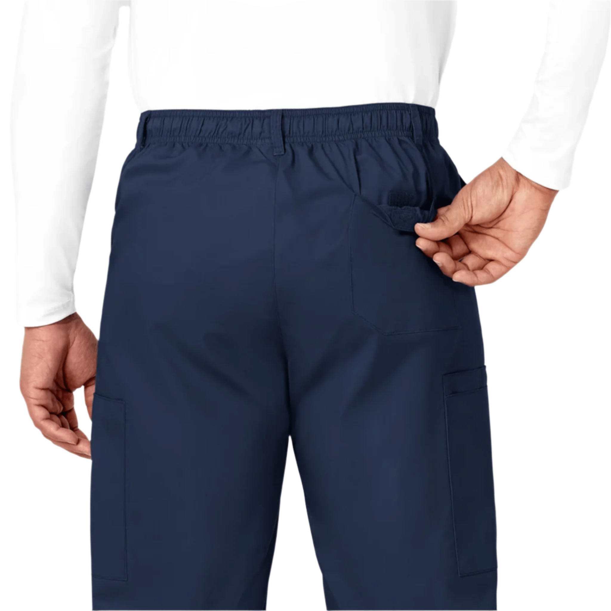 Wink Men's Cargo Scrub Pant - Navy Blue by Lenny's Shoe & Apparel