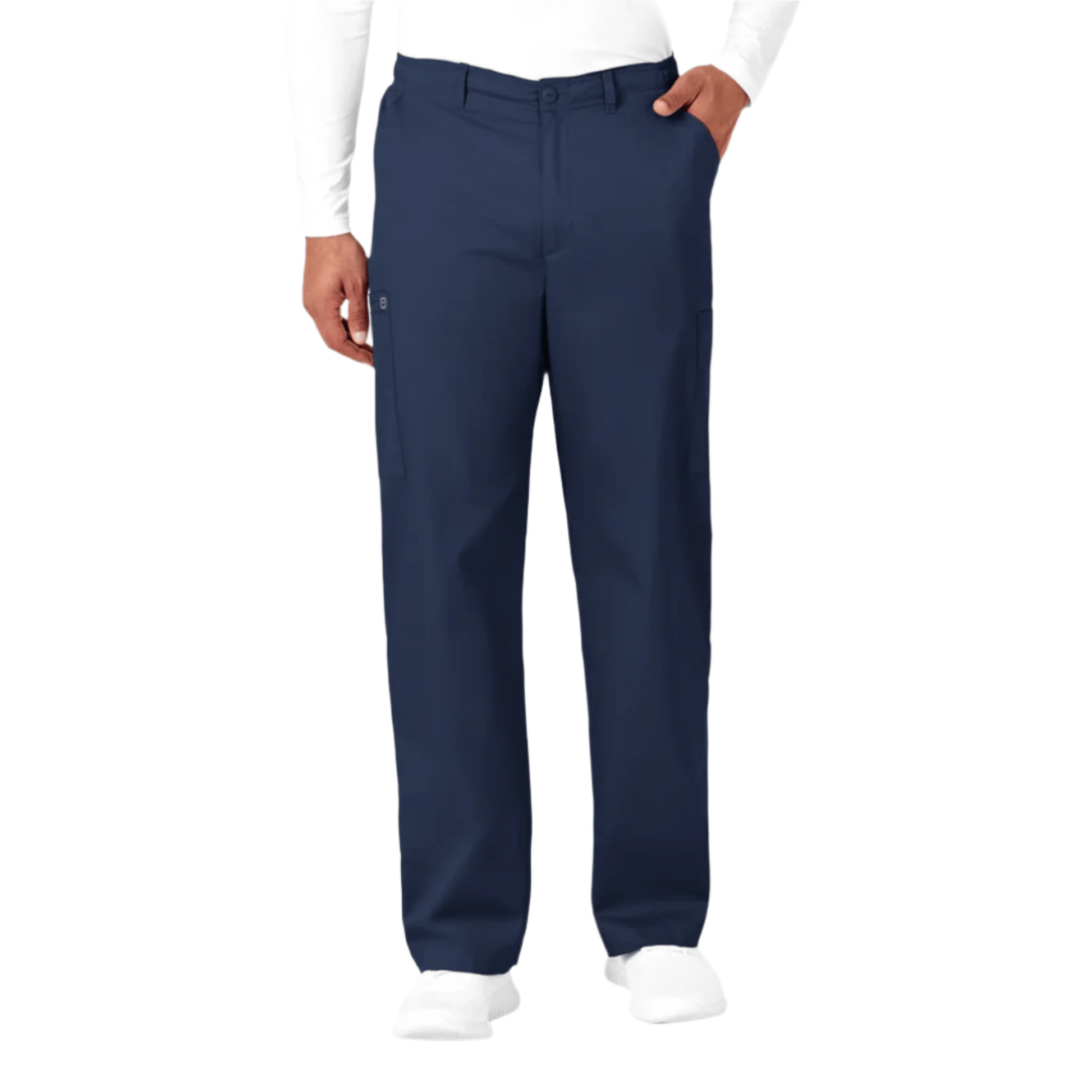 Wink Men's Cargo Scrub Pant - Navy Blue by Lenny's Shoe & Apparel