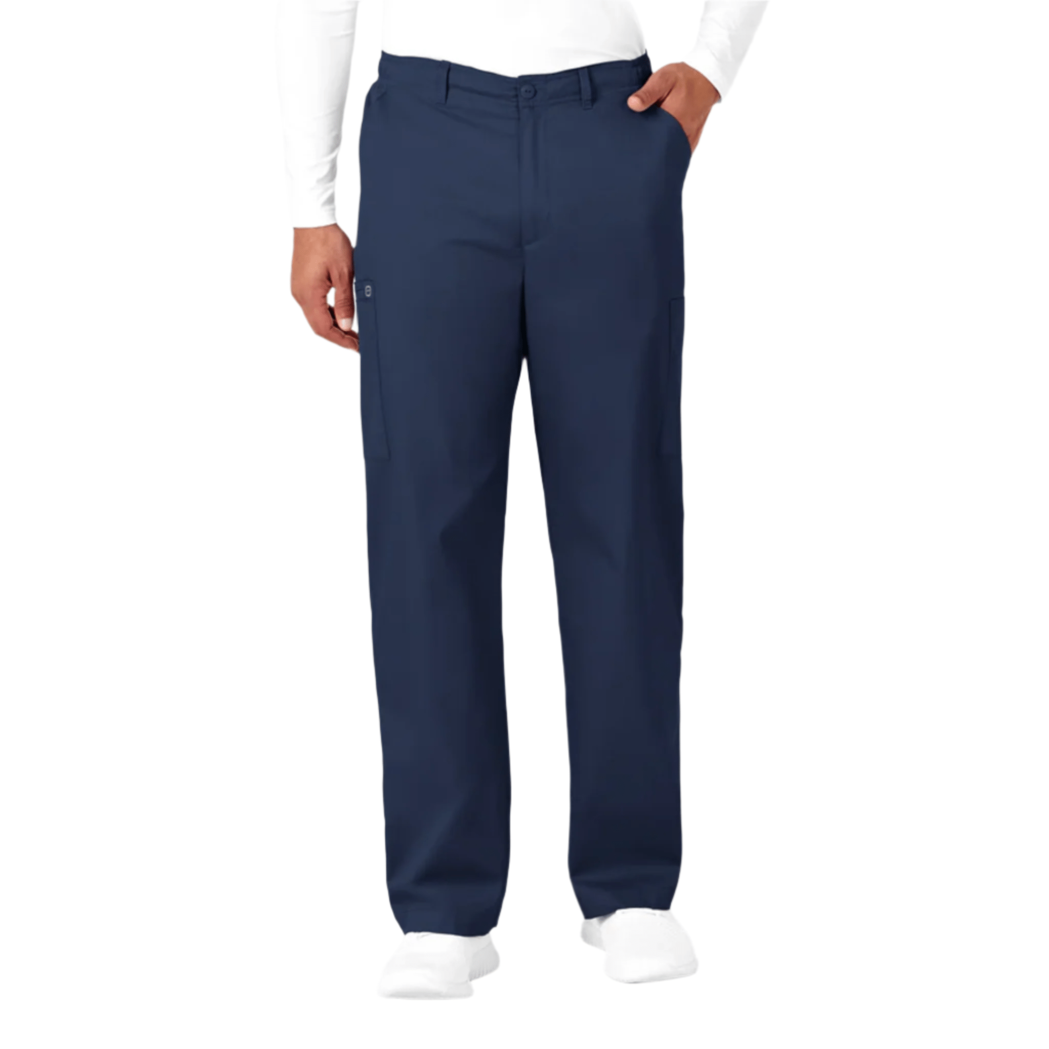 Wink Men's Cargo Scrub Pant - Navy Blue by Lenny's Shoe & Apparel