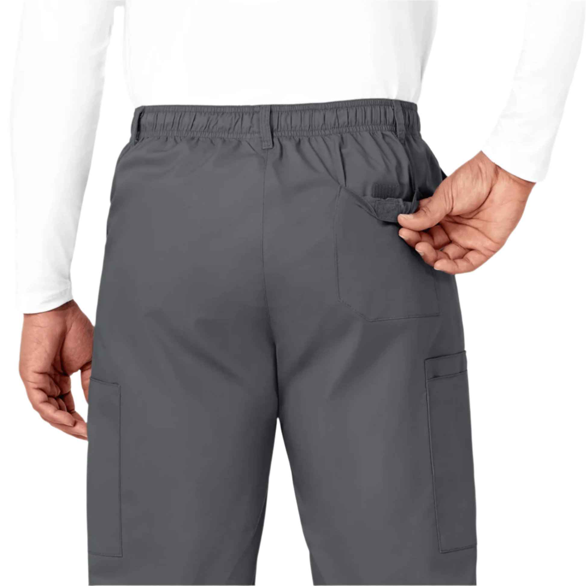 Wink Men's Cargo Scrub Pant - Pewter by Lenny's Shoe & Apparel