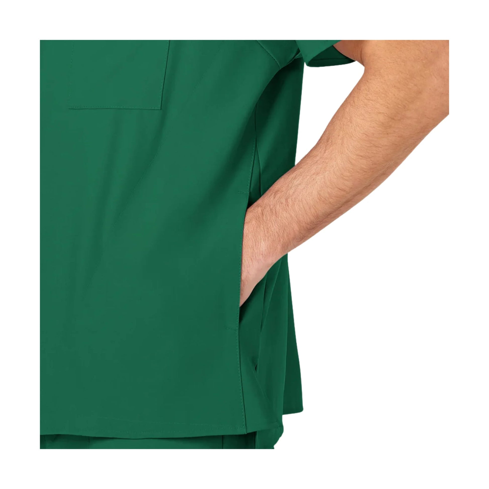 Wink Men's V Neck Scrub Top - Hunter by Lenny's Shoe & Apparel