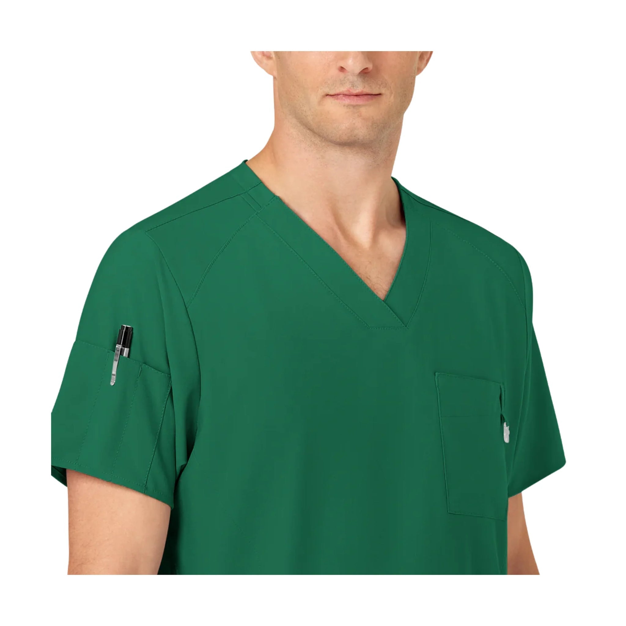 Wink Men's V Neck Scrub Top - Hunter by Lenny's Shoe & Apparel