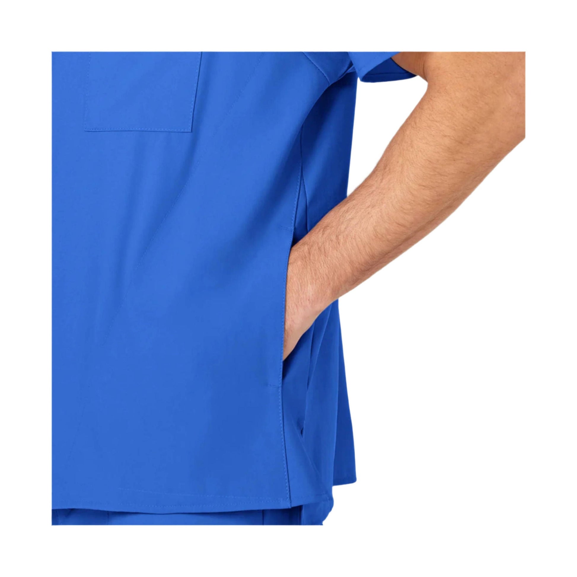 Wink Men's V Neck Scrub Top - Navy by Lenny's Shoe & Apparel