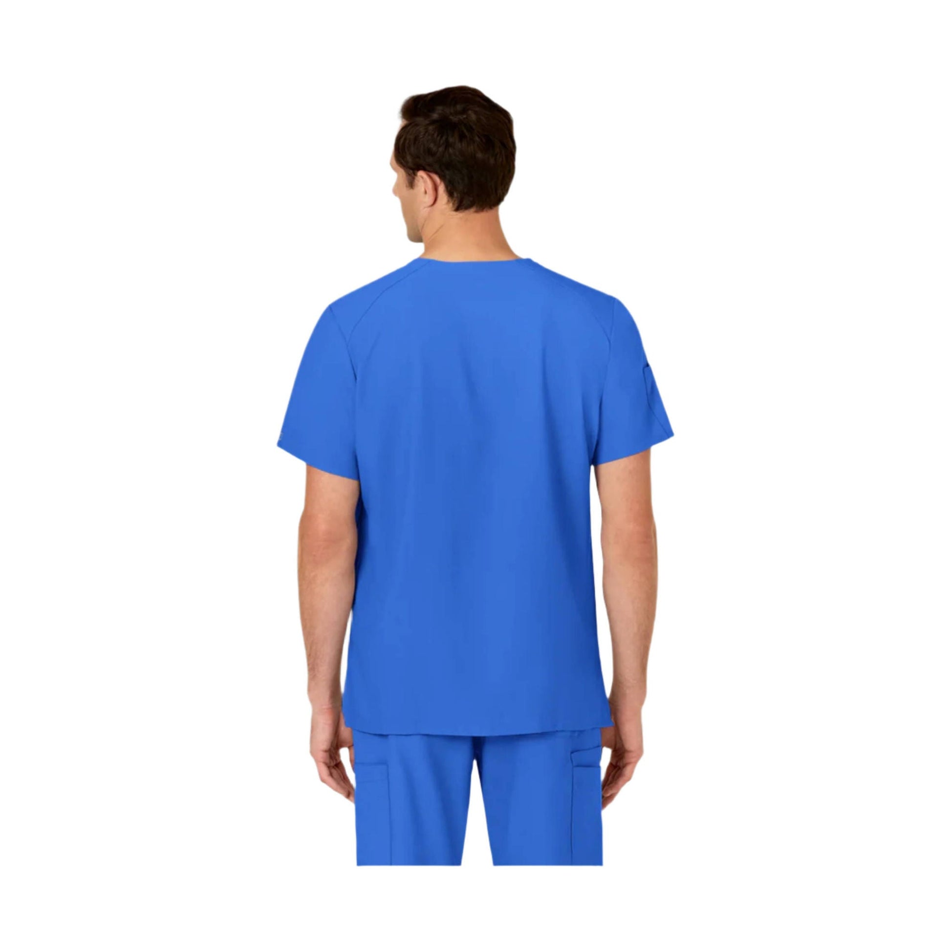 Wink Men's V Neck Scrub Top - Navy by Lenny's Shoe & Apparel