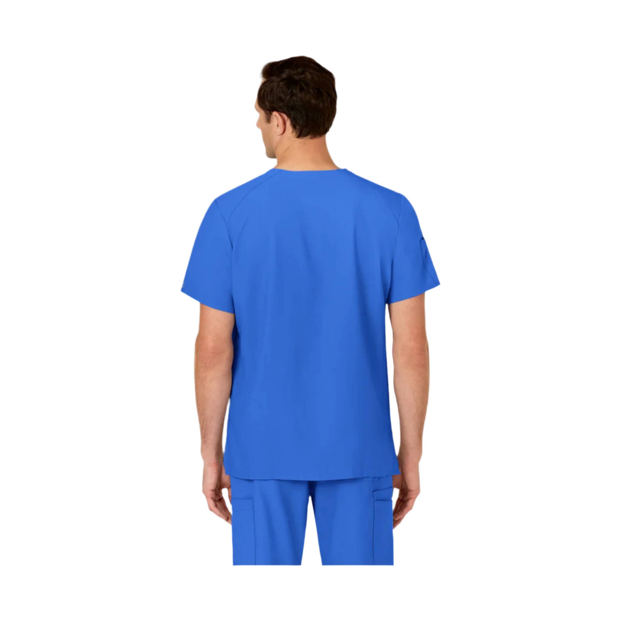 Wink Men's V Neck Scrub Top - Navy by Lenny's Shoe & Apparel
