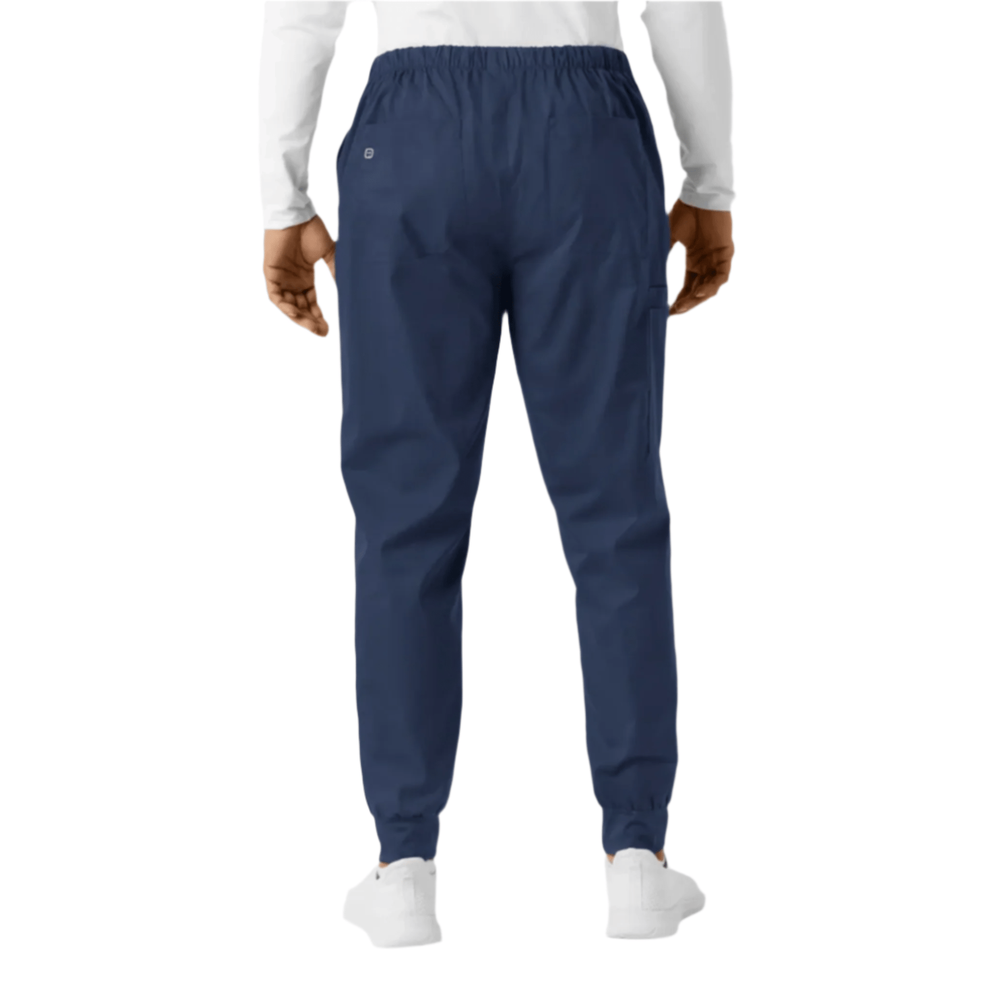 Wink Men's Work Cargo Jogger Scrub Pant - Navy Blue by Lenny's Shoe & Apparel