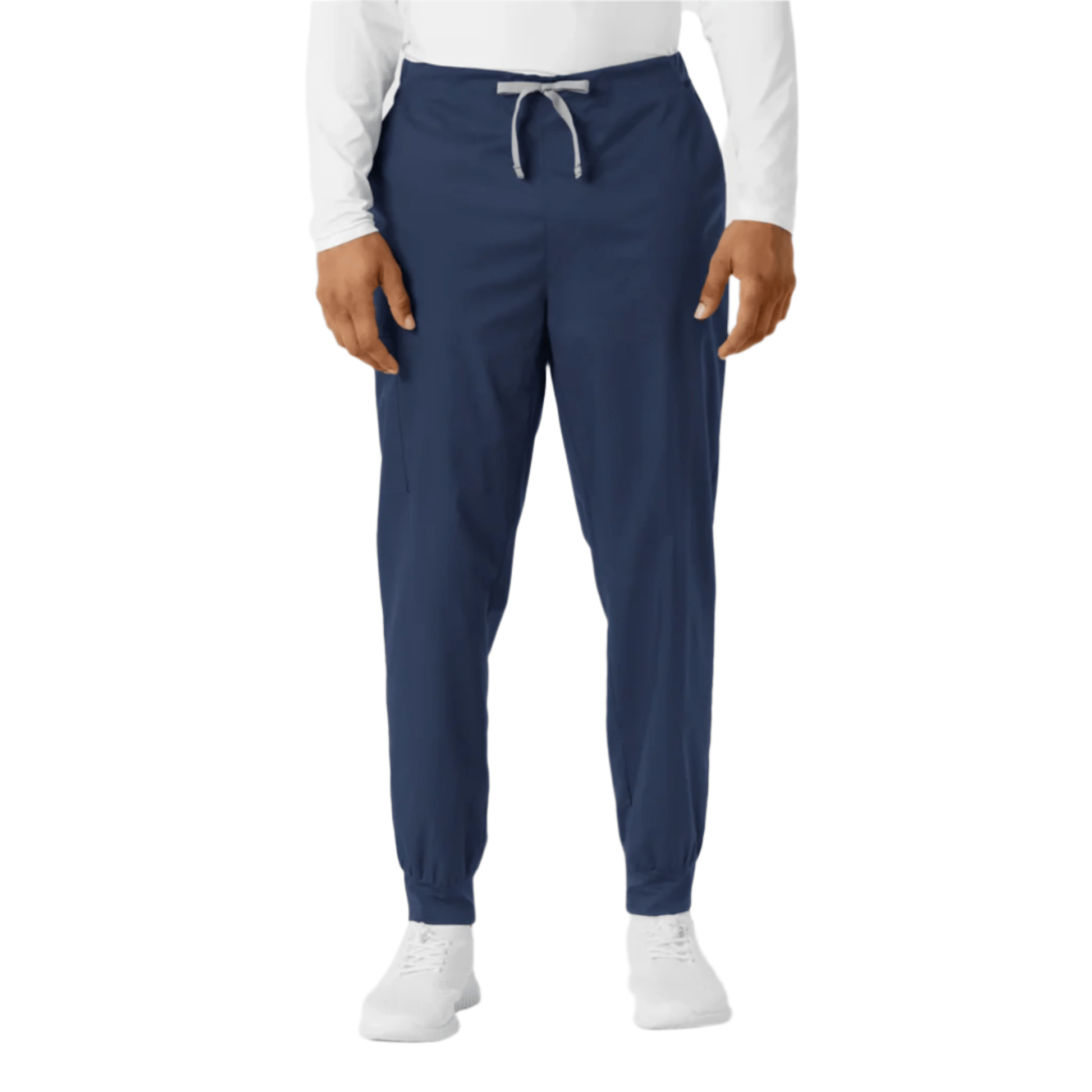 Wink Men's Work Cargo Jogger Scrub Pant - Navy Blue by Lenny's Shoe & Apparel