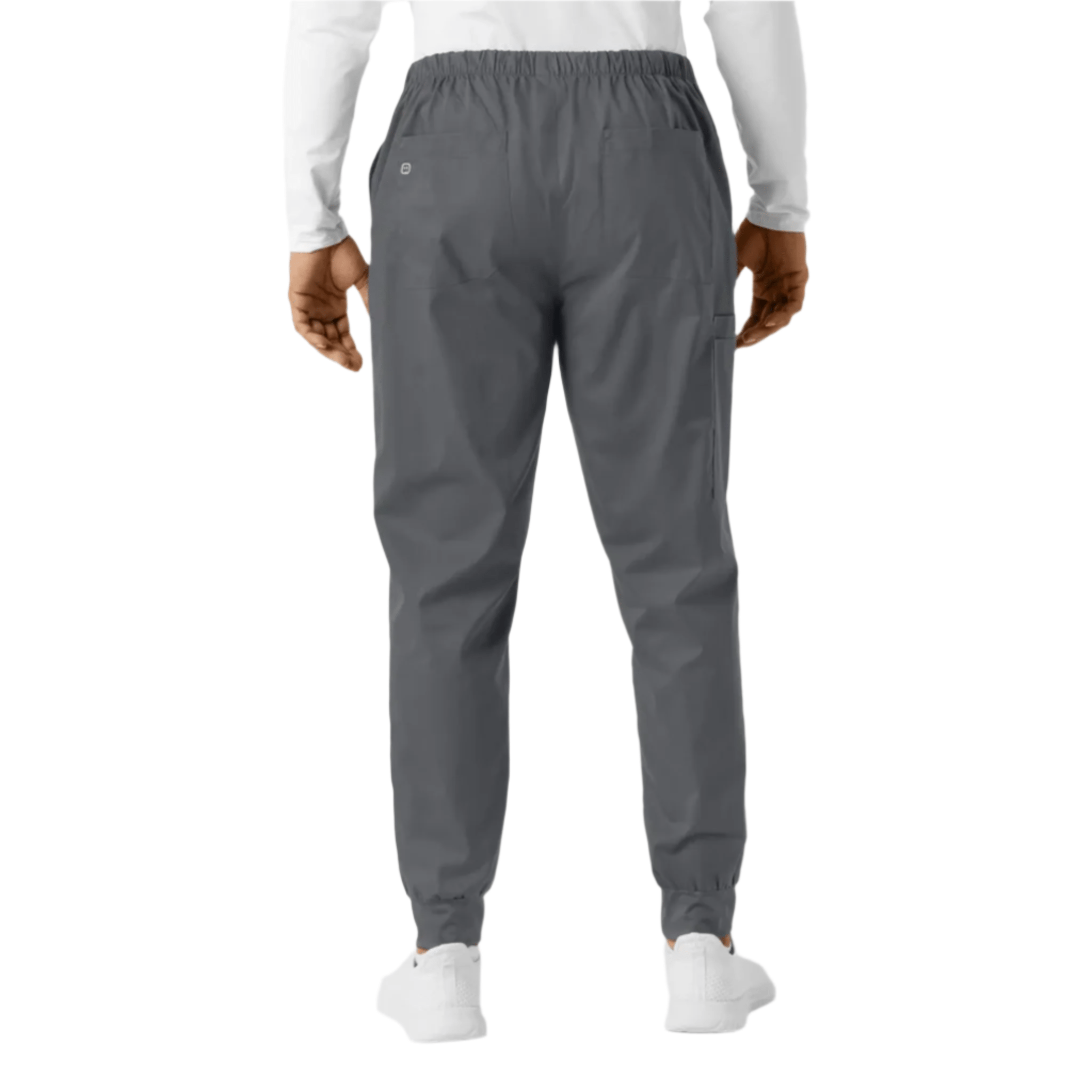 Wink Men's Work Cargo Jogger Scrub Pant - Pewter by Lenny's Shoe & Apparel